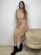 LONG DRESS FUNNY BEIGE