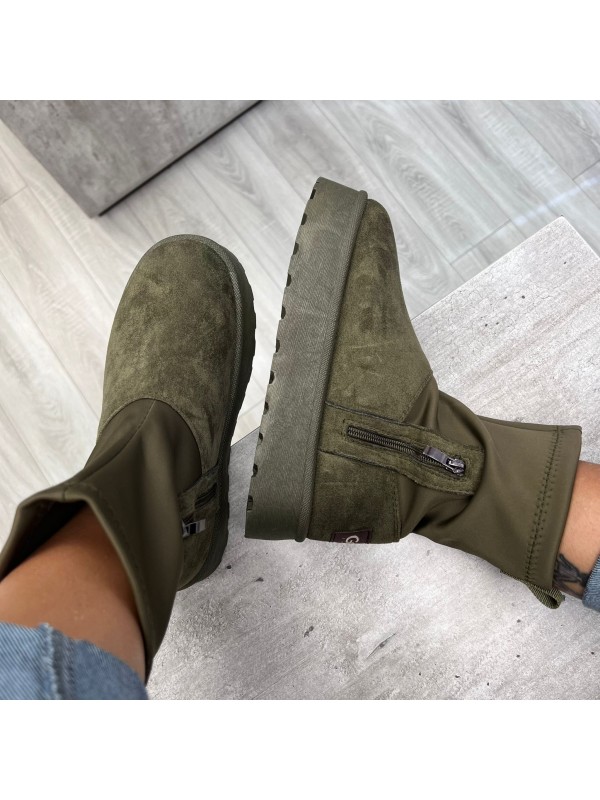 STIVALETTI GOGO VERDE