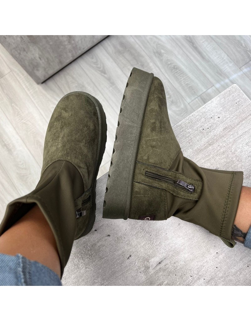 STIVALETTI GOGO VERDE