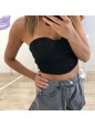 TOP BUSTIER NERO