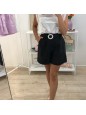 SHORT CINTURA NERO