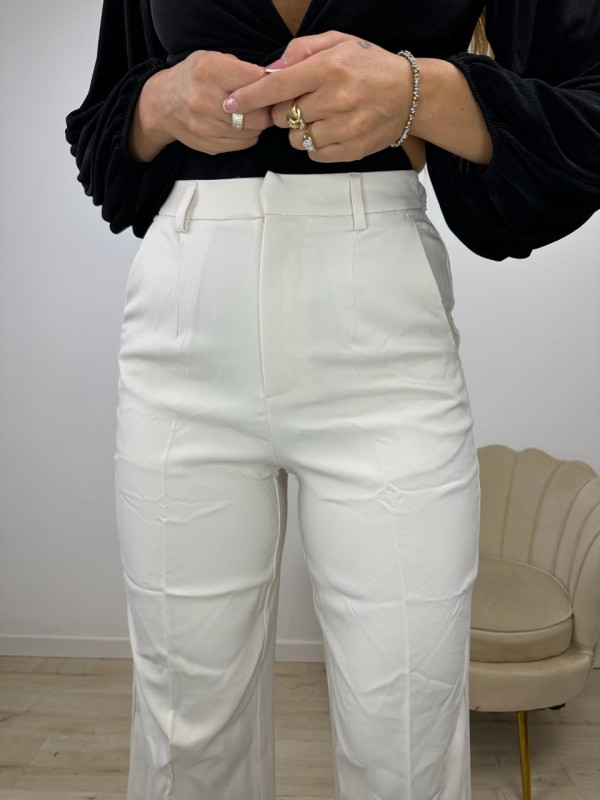 PANTALONE PALAZZO BURRO