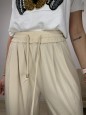 PANTALONI JOGGERS LARA BEIGE
