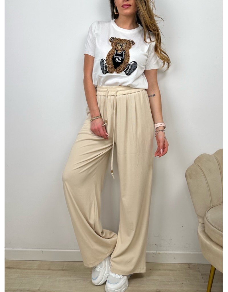 PANTALONI JOGGERS LARA BEIGE