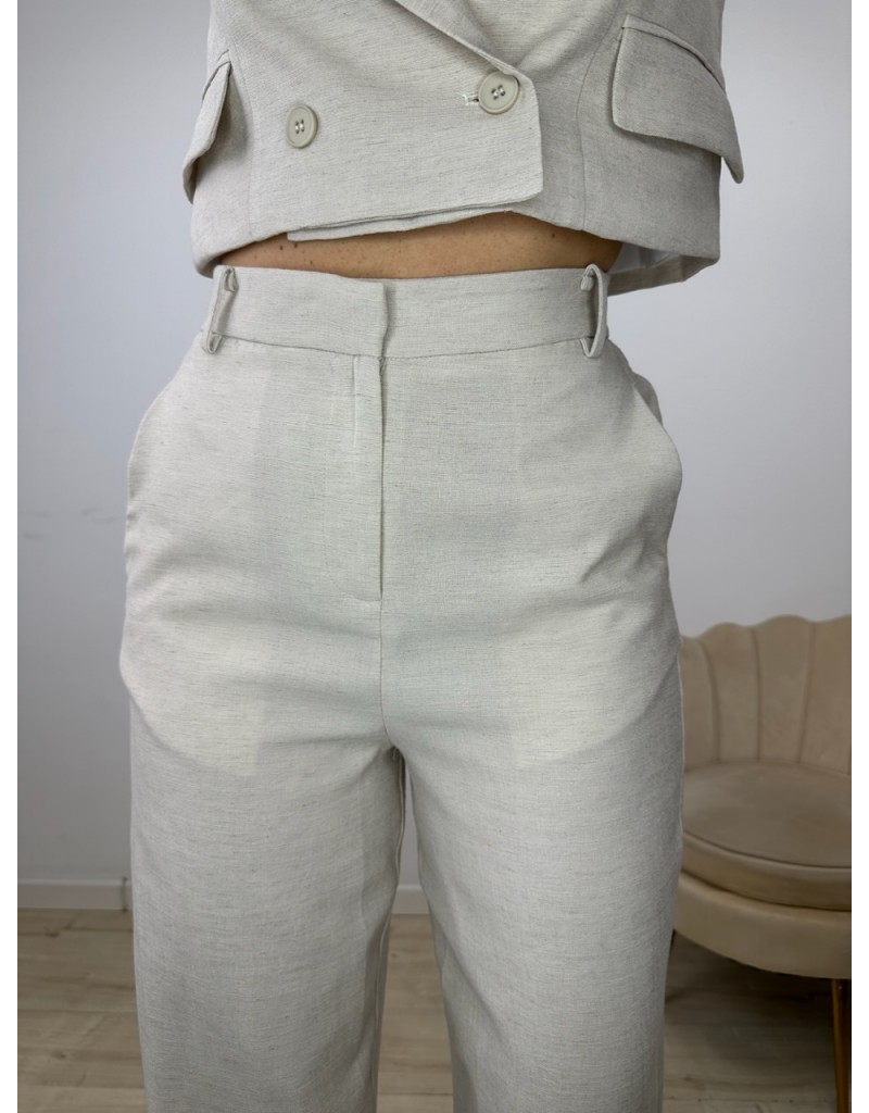 PANTALONI ARY LUMINA BEIGE