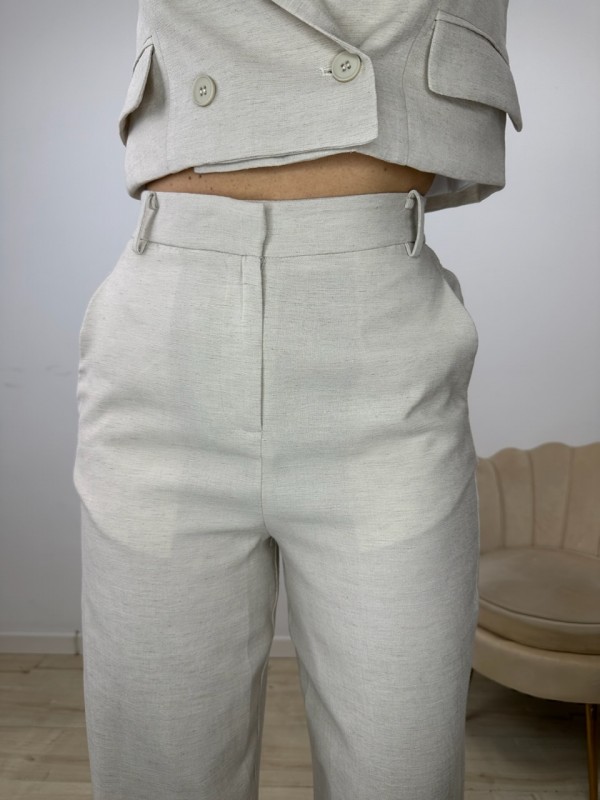 PANTALONI ARY LUMINA BEIGE