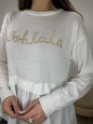 PULL PRIMAVERILE OHLALA BIANCO