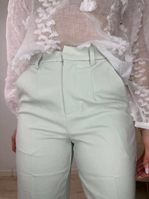 PANTALONE PALAZZO VERDE