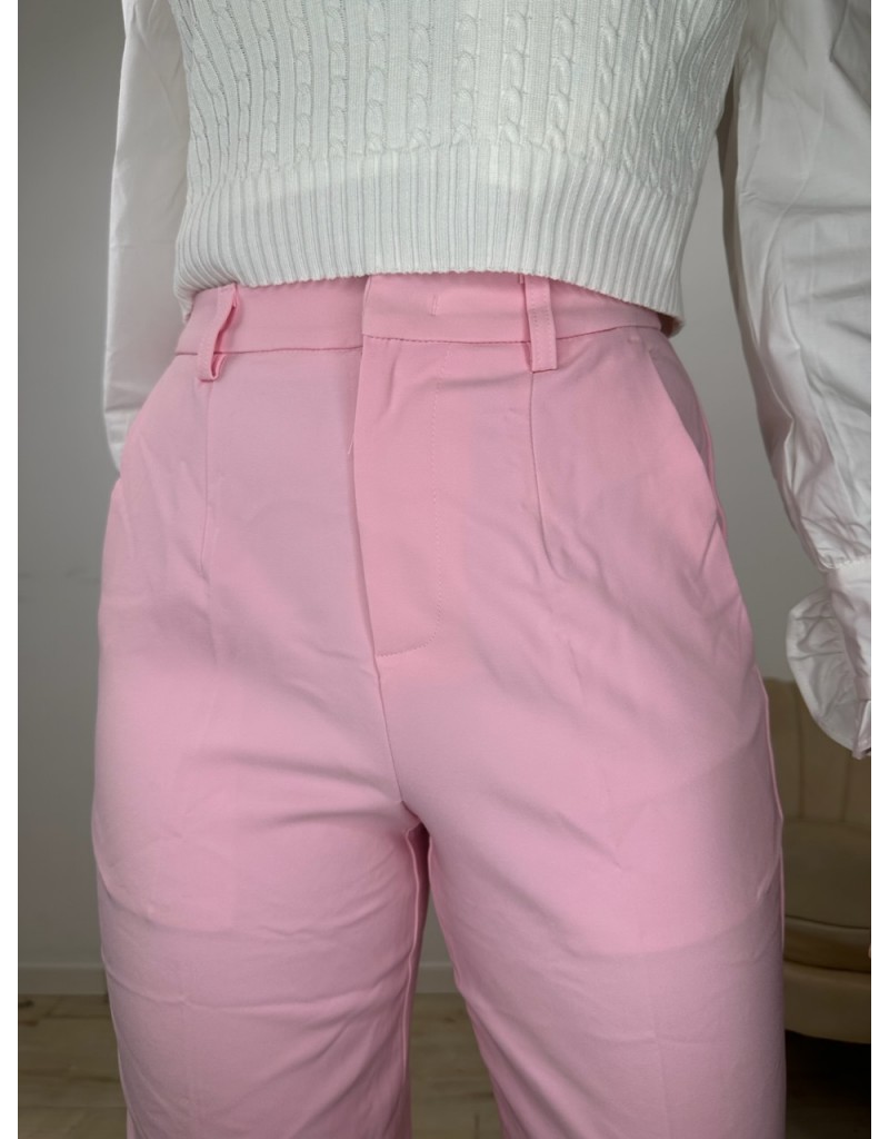 PANTALONE PALAZZO ROSA