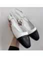 SLINGBACK BICOLOR BIANCA