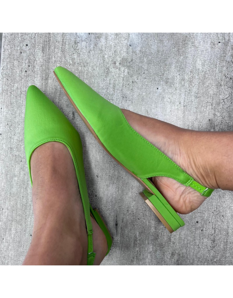 SLINGBACK SIMPLY LICRA VERDE