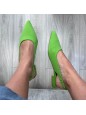 SLINGBACK SIMPLY LICRA VERDE
