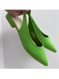 SLINGBACK SIMPLY LICRA VERDE