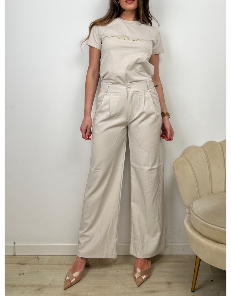 PANTALONI CECILIA BEIGE