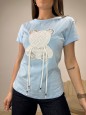 T-SHIRT KOMY AZZURRO