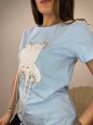 T-SHIRT KOMY AZZURRO