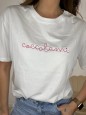 T-SHIRT LUMINA "COCCOLAMI" FUCSIA