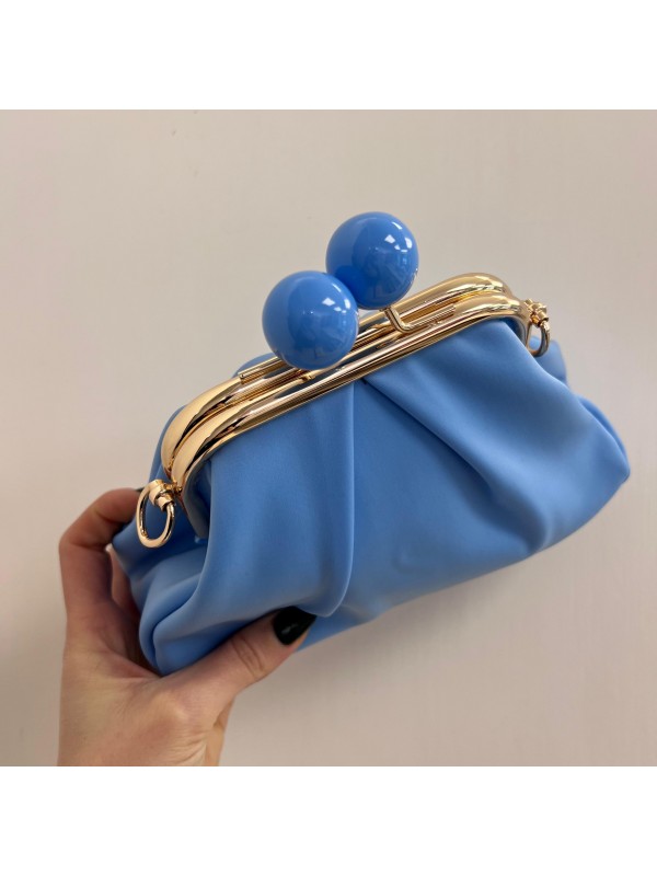 POCHETTE MINI REBECCA AZZURRA