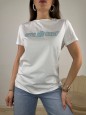 T-SHIRT CALL ME BABY BIANCO