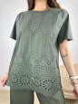 T-SHIRT PLESY VERDE