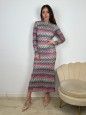 LONG DRESS REBECCA MULTICOLOR