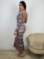 LONG DRESS REBECCA MULTICOLOR