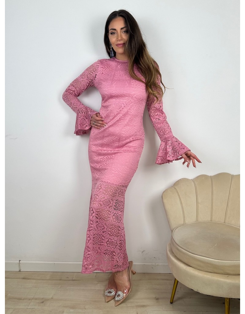 LONG DRESS REBECCA ROSA