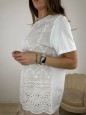 T-SHIRT PLESY BIANCO