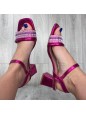 SANDALI GISEL FUCSIA