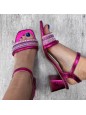 SANDALI GISEL FUCSIA