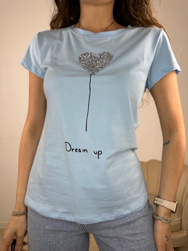T-SHIRT DREAM UP AZZURRA