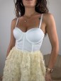 BUSTIER SIMPLY BIANCO