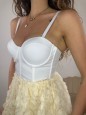 BUSTIER SIMPLY BIANCO