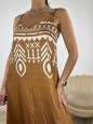 LONG DRESS KIMBLY CAMEL