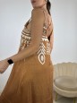 LONG DRESS KIMBLY CAMEL