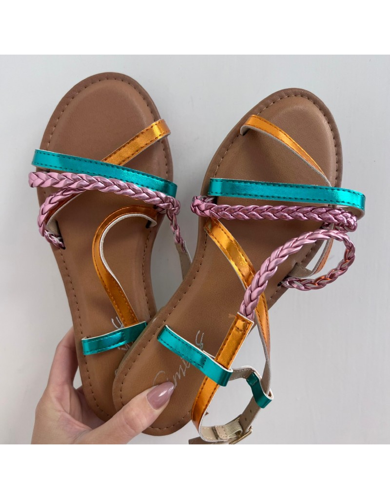 SANDALI DALY ARANCIO