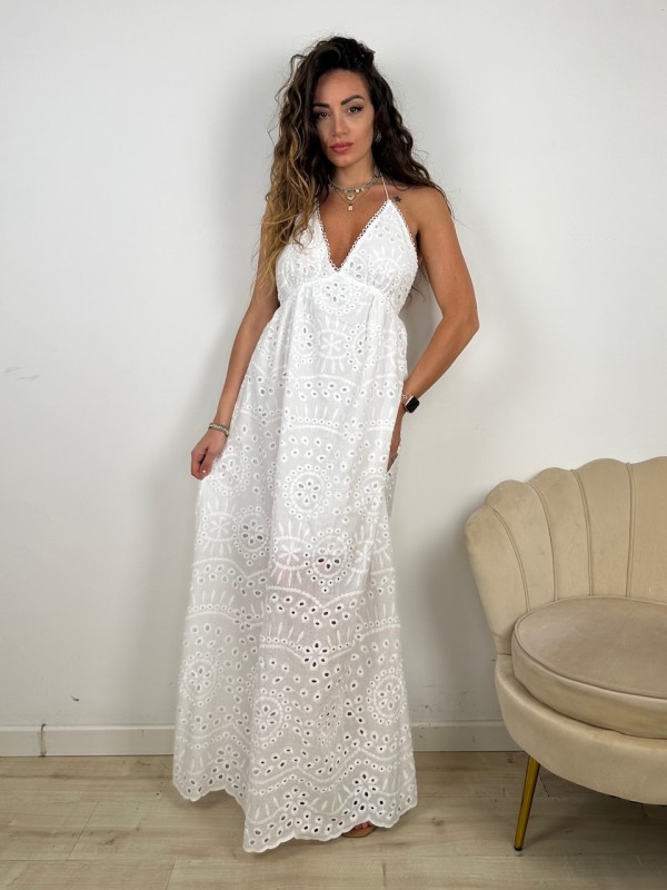 LONG DRESS PIZZO SANGALLO