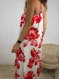 LONG DRESS KLIM LUMINA ROSSO