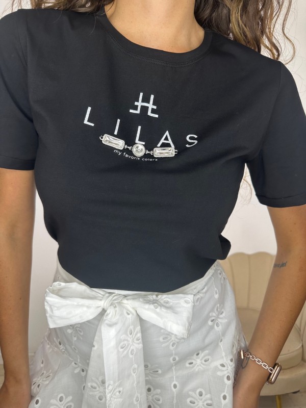 T-SHIRT LILIAS NERA