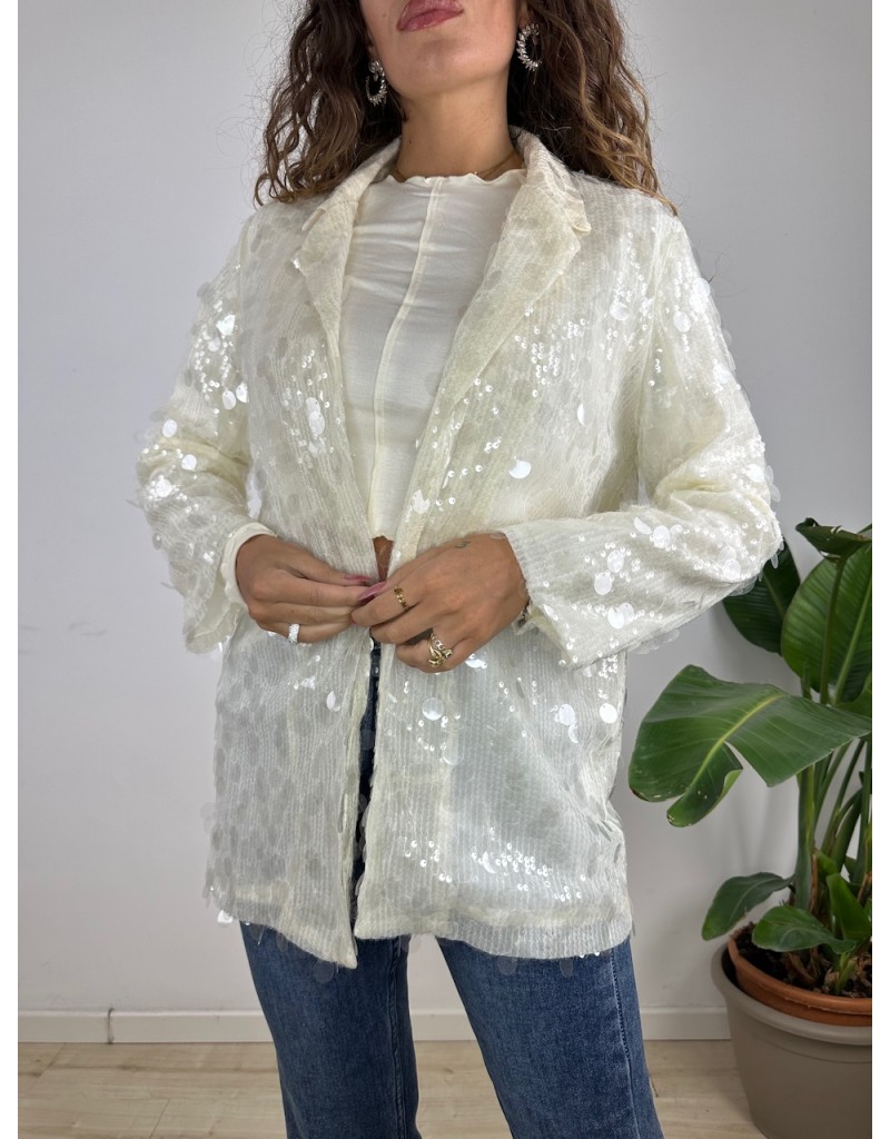BLAZER PAILLETTES BURRO