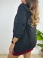BLAZER MANICHE ARROTOLATE NERA