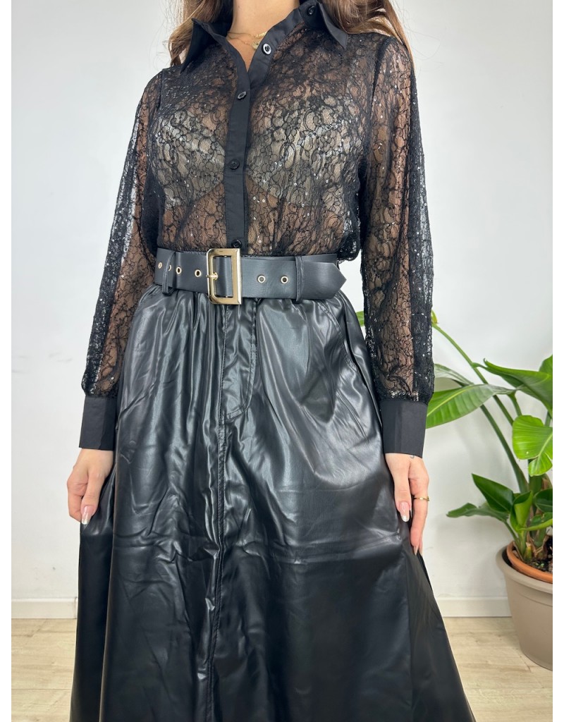 GONNA ECOPELLE KAMY NERA