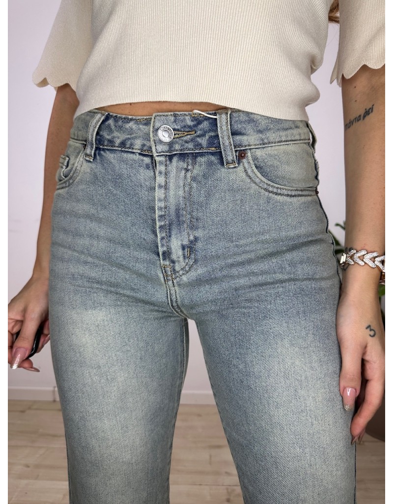 JEANS REGULAR STRAIGHT SABBIATO