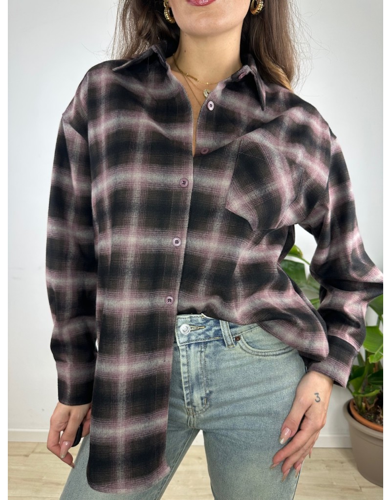 CAMICIA FEFY MARRONE