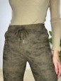 PANTALONI JOGGERS SFUMATO MARRONE