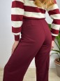 PANTALONI FULL LENGHT BORDEAUX