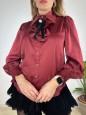 CAMICIA FIOCCHETTO ROUCHES BORDEAUX
