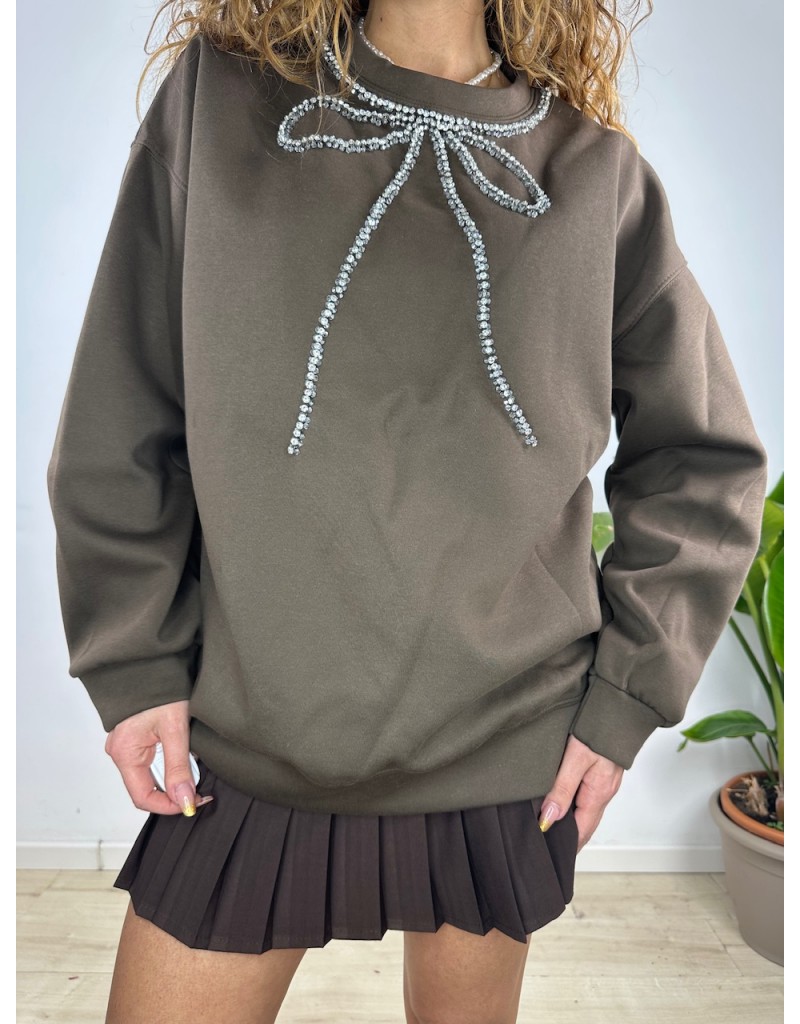 MAXI FELPA JESSICA MARRONE