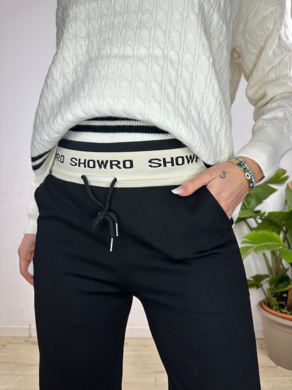 PANTALONI JOGGERS SPORT NERO