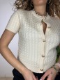 PULL CARDIGAN TRECCINE BEIGE